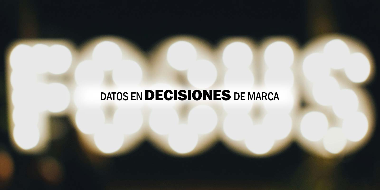 Convertir datos en decisiones de marca | ohBranding Alicante